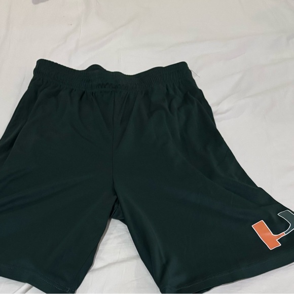 Green Miami Hurricanes Shorts - Picture 1 of 1